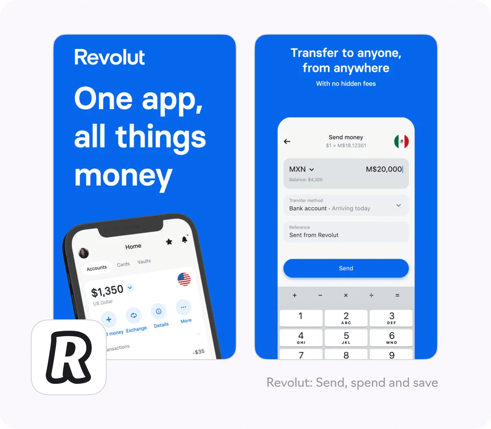 Примеры необанков за рубежом  «Revolut»